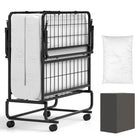 Dreamade Twin Folding Bed with 5 Inch Mattress