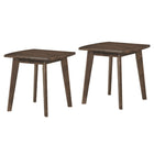 Dreamade Modern Square Side Table Set of 1/2