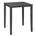 Dreamade Square Dining Table with Solid Wood Frame