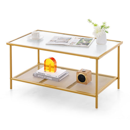 Dreamade 2-Tier Modern Coffee Table