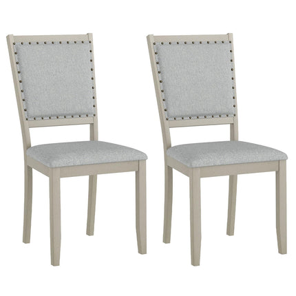 Dreamade Dining Chairs Set of 2/4 Fabric Upholstered Kitchen Chairs w/Padded Seat & Back Cushions