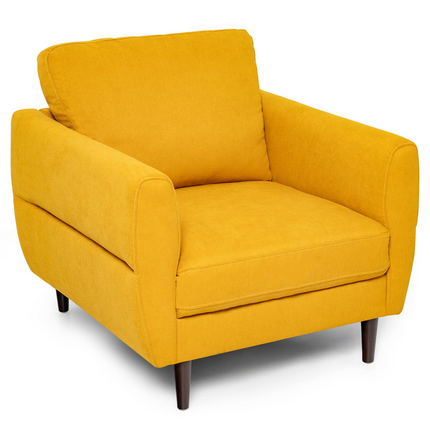 Dreamade Sofa Chair, Upholstered Mid-Century Modern Accent Chair