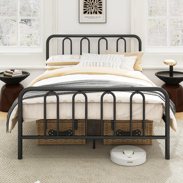 Dreamade Full/Queen/King Size Bed Frame with Headboard