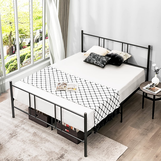 Dreamade Full Size Platform Bed Frame