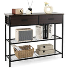 Dreamade 39.5” Console Table with Storage Drawer - Entryway Table with 2 Drawers