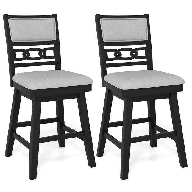 Dreamade 25" Bar Stools Set of 2/4 Modern Counter Height Tall Chairs