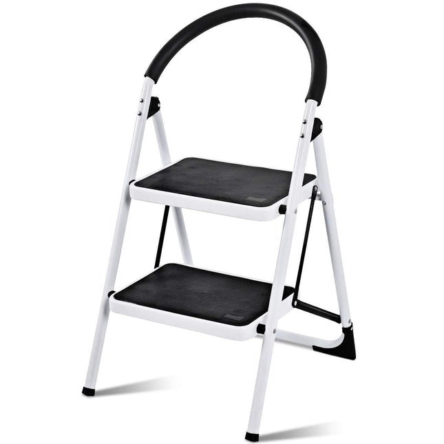 Dreamade2 Step Ladder Folding Step Stool Platform Home Kitchen Tool Multiuse Stepladder