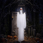 DREAMADE 6.4 FT Sound Activated Halloween Hanging Girl