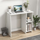 Dreamade White Small Desk for Bedroom