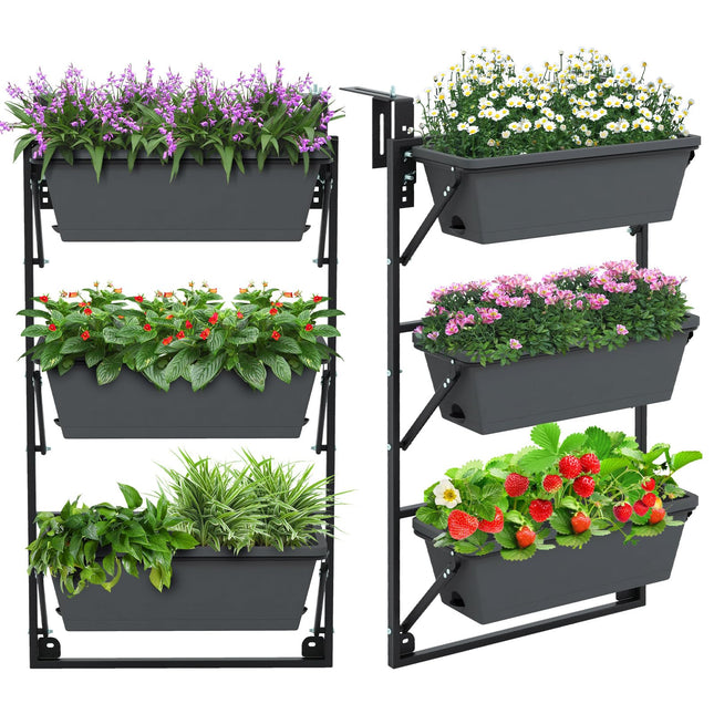 Dreamade Vertical Raised Garden Bed, Hanging & Wall-Mounted Planter Garden Boxes