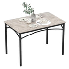 Dreamade Dining Table with Large Faux Marble Tabletop