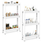Dreamade 2-Pack 3-Tier Slim Rolling Storage Cart