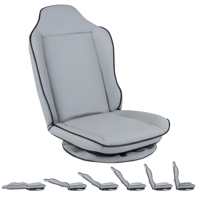 Dreamade 360° Gaming Chair Foldable Reclining Lounge Chair with Padded Seat Cushion