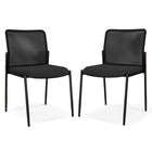 Dreamade Waiting Room Chairs - Stackable Guest Chairs w/Ergonomic Backrest