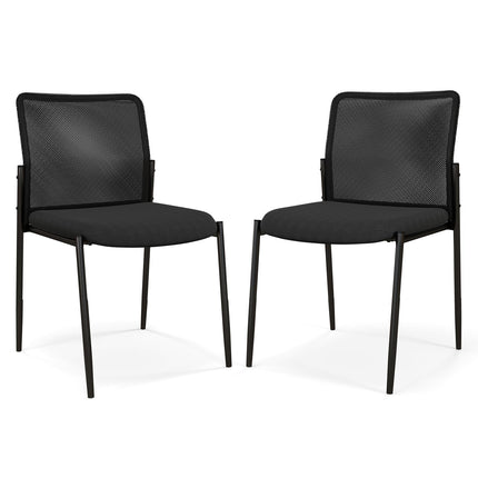 Dreamade Waiting Room Chairs - Stackable Guest Chairs w/Ergonomic Backrest