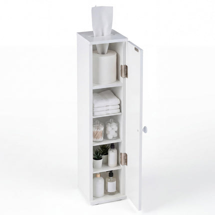 Dreamade Small Bathroom Storage Cabinet with Door and Removable Shelves