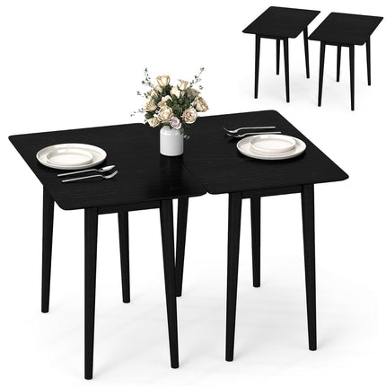 Dreamade Dining Table Set with 2 Rectangular Dinner Tables for 4-6
