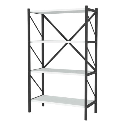Dreamade Modern Bookcase with Heavy-Duty Metal Frame (1/2)