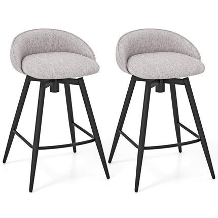 Dreamade Swivel Bar Stools Set of 2/4 25" Counter Height Bar Chairs