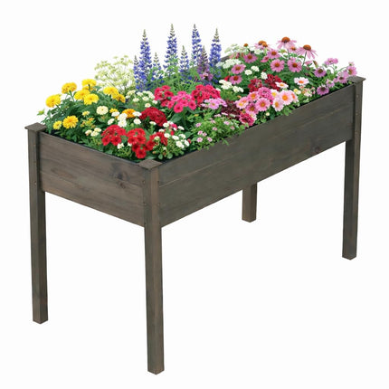 Dreamade Solid Pine Wood Planter Box w/Legs