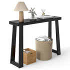 Dreamade Narrow Long Console Table Behind The Couch