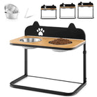 Dreamade Elevated Dog Bowls Stand - Raised Pets Cats Feeding Station