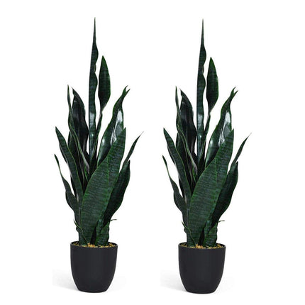 Artificial Snake Plant, 36" Fake Sansevieria