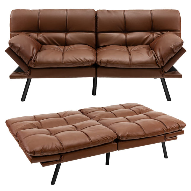 Convertible Memory Foam Futon Couch Sleeper - Dreamade