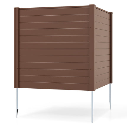 Dreamade Air Conditioner Fence 2/4 Panels - 48''W x 48''H Outdoor Privacy Screen with Upgraded Metal Stakes
