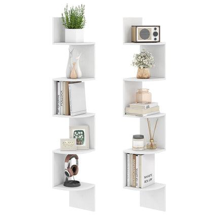 Dreamade Corner Shelf Wall Mounted Set of 1/2