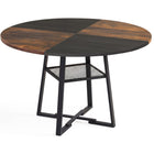 Dreamade Round Dining Table for 4-6 | 47.5