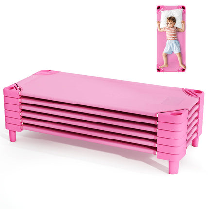 Dreamade 6 PCS/4 PCS Stackable Daycare Cot for Kids