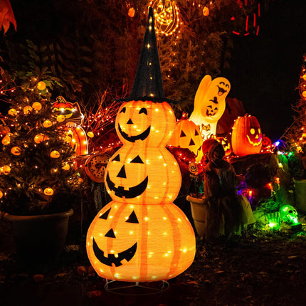 Dreamade 5 FT Halloween Light Up Pumpkin Decoration