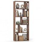 Dreamade 6-Tier Bookshelf | 10-Cube Industrial Bookcase w/Open Back (1/2)