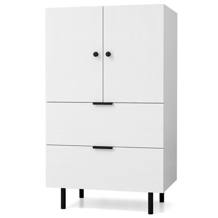 Dreamade 2-Door Narrow Storage Sideboard Buffet Cabinet with Drawers