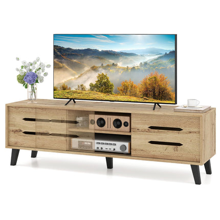 Dreamade Mid Century Modern TV Stand for 55-65 Inch TV