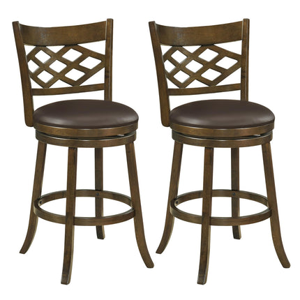 Dreamade Swivel Bar Stools Set of 2/4 26"/31" Bar Height Chairs