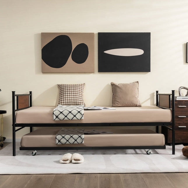 Dreamade Twin Daybed with Pullout Trundle