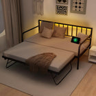Dreamade Twin Daybed with Charging Station & LED Lights