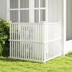 Dreamade Air Conditioner Fence 2/4 Panels - 45''W x 45''H Outdoor Fence Privacy Screen with Metal Stakes