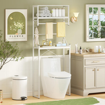 Dreamade 3-Tier Over The Toilet Storage 64" Tall Freestanding Space Saver Bathroom Shelves