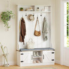 Dreamade 4-in-1 Hall Tree with Bench and Shoe Storage 68.5