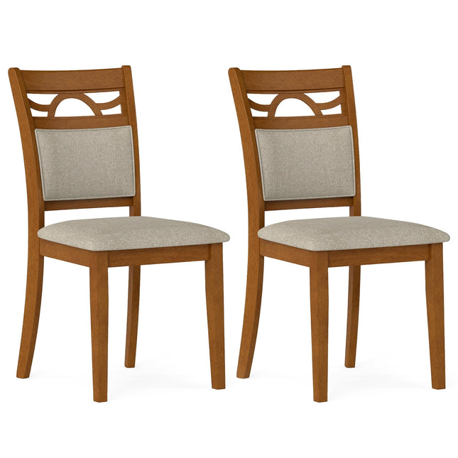 Dreamade Wooden Dining Chairs Set of 2/4 for Dining Room