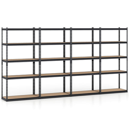 Dreamade 5-Tier Metal Storage Shelves Heavy Duty Garage Shelving Units(1/2/3/4,36" W x 18" D x 72" H)
