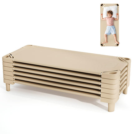 Dreamade 6 PCS/4 PCS Stackable Daycare Cot for Kids