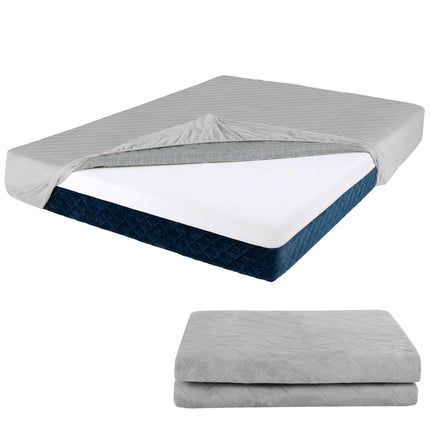 Dreamade Mattress Topper Cover, Soft Velvet Mattress Protector with Deep Pockets