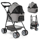 Dreamade 3-in-1 Pet Stroller with Detachable Carrier for Small & Medium Pets
