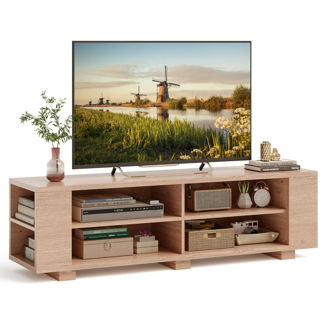 Dreamade TV Stand Entertainment Center - Farmhouse Television Table up to 65 Inches TVs, 7 Colors