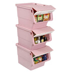 12.5 QT / White + Pink / 3 Pack