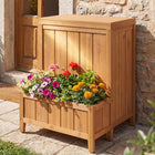 Dreamade Outdoor Planter with Storage Box